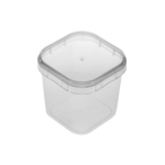 Pote Quadrado 500 com Tampa